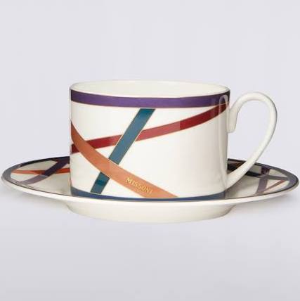 MISSONI - LUXURY BOX SET 2 PCS. TEA CUP C/P / LUXURY BOX SET 2 PCS. TEA CUP & SAUCER